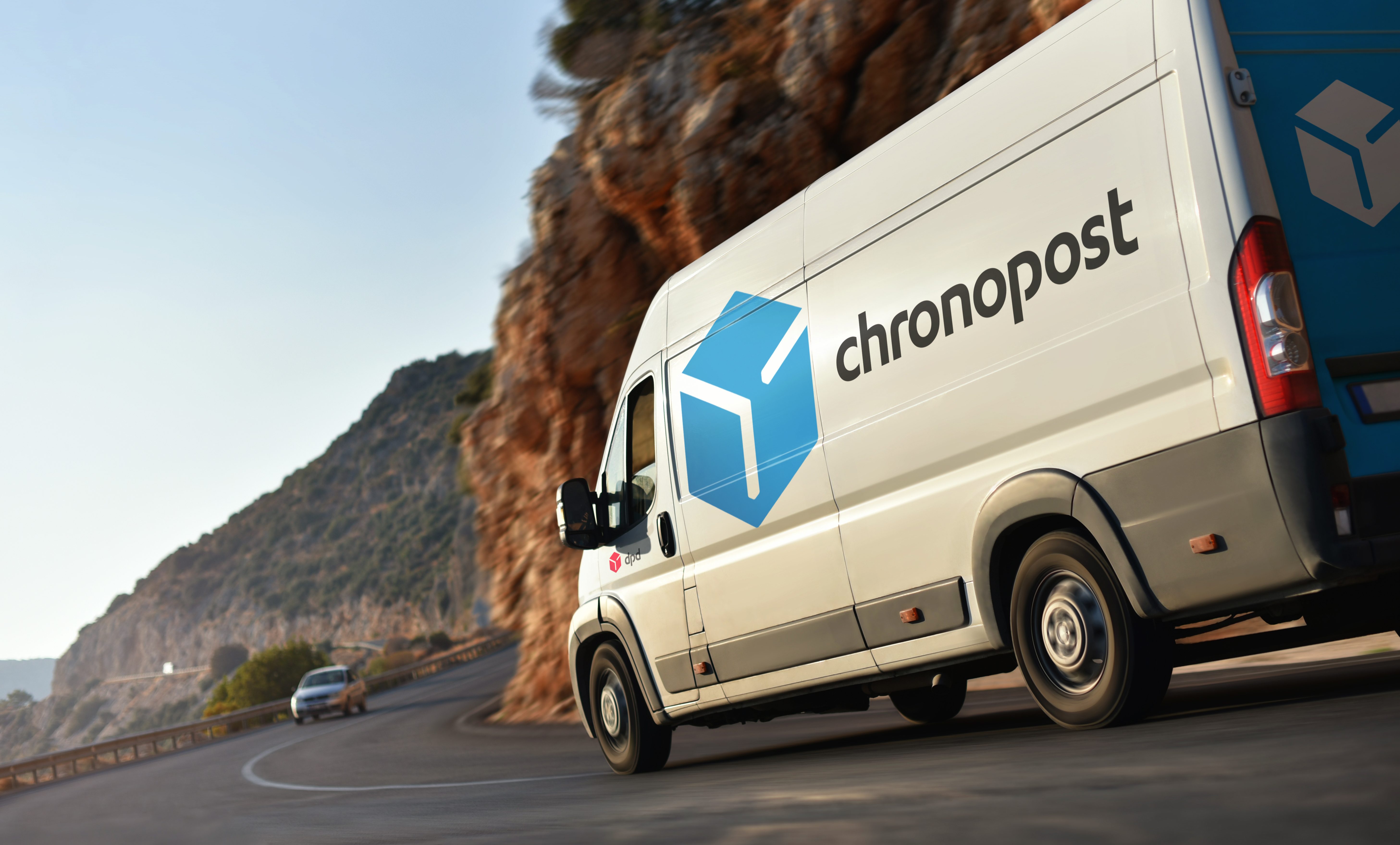 Kas / Turkey - 10.08.18: Delivery truck of Chronopost